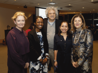 Drs. Lynn Simpson, Cynthia Gyamfi-Bannerman, Ronald Wapner, Joy Vink, and Mary D'Alton